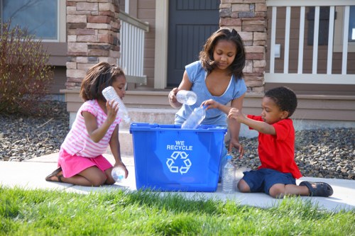 Recycling process for builders waste in Ruislip