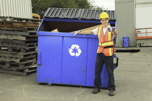 Recycling target and on-site separation for businesses
