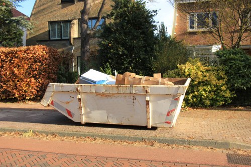 Clearing old furniture from a loft